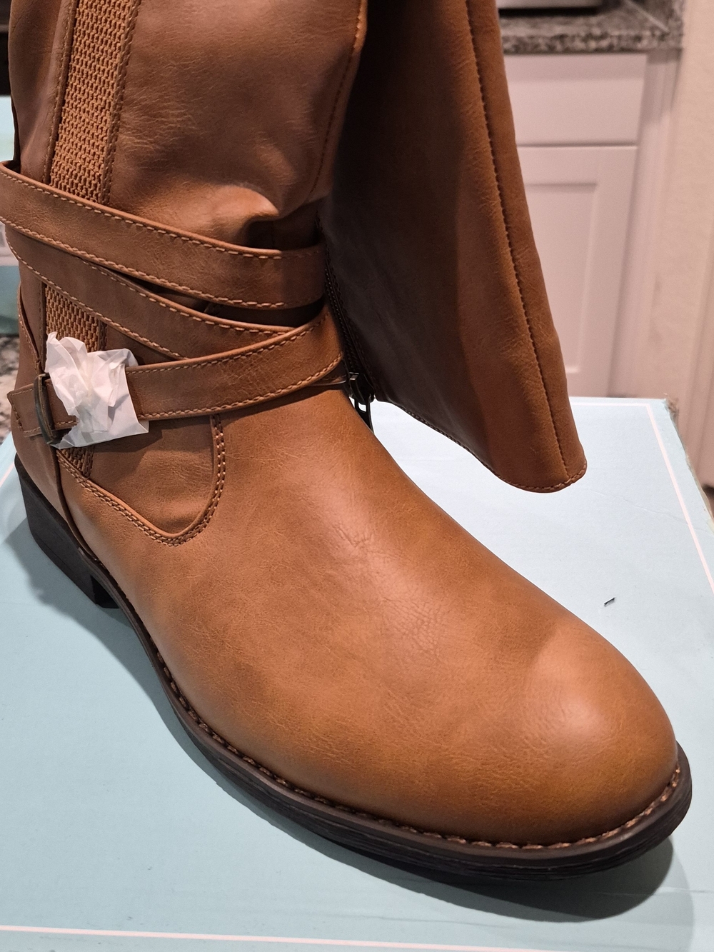 Classic Camel Women's Knee Boots - Stylish Everyday Comfort